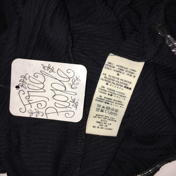 Free People crop top black XS - Picture 6 of 7